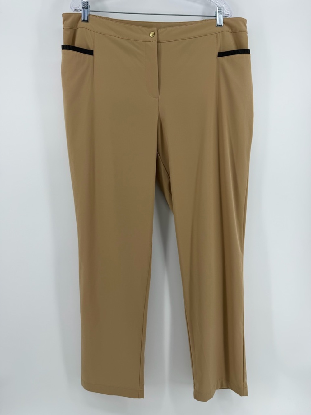 Chico's Zenergy Tan Lightweight Straight Leg Pants, Women's XL (3)
